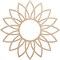 Ekena Millwork Daisy Wood Fretwork Pierced Ceiling Medallion, Alder, 40"OD x 13 1/4"ID x 1/4"T CMWP40X40X0250DAAL - alternate 1